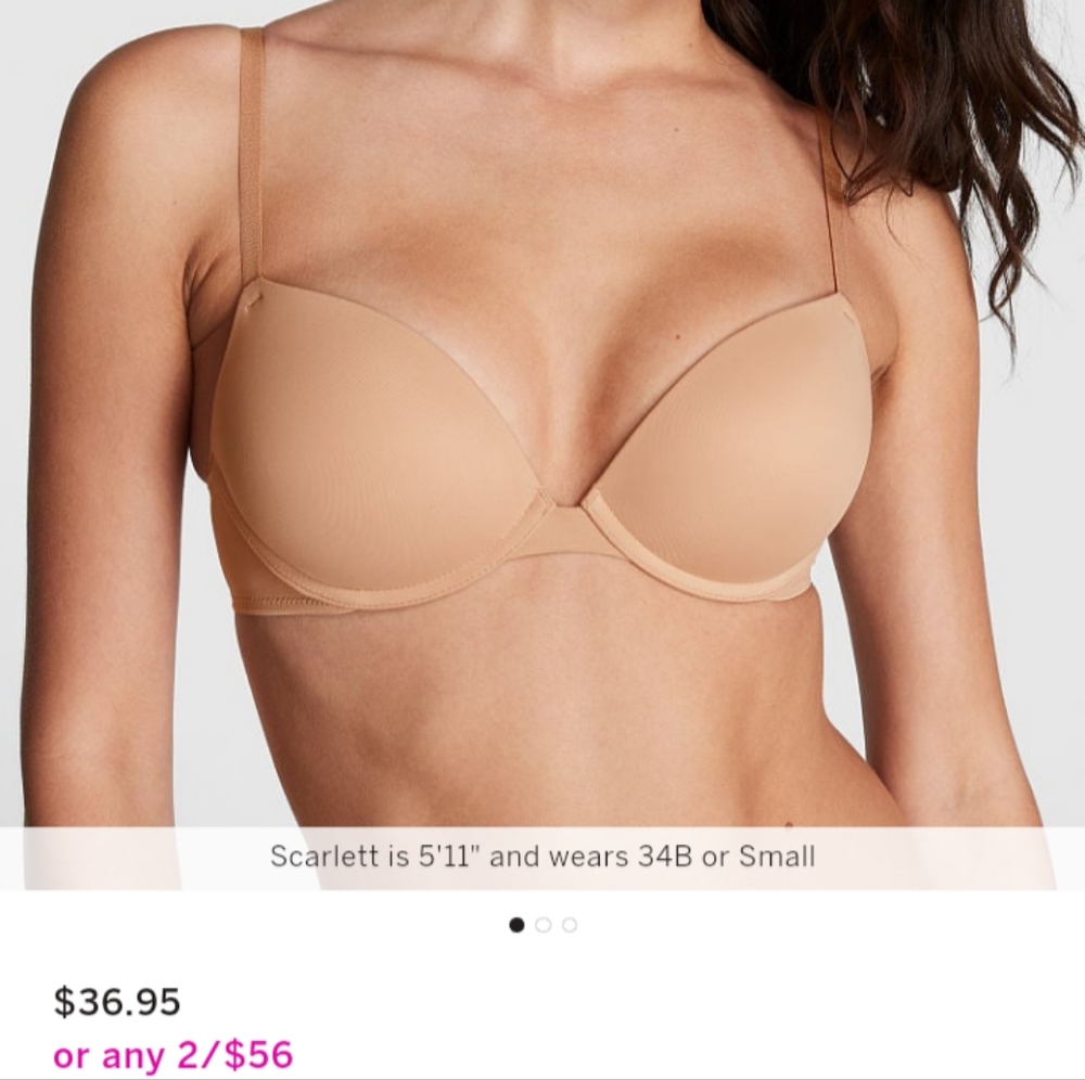 3 PC set Victoria secret push up bras
